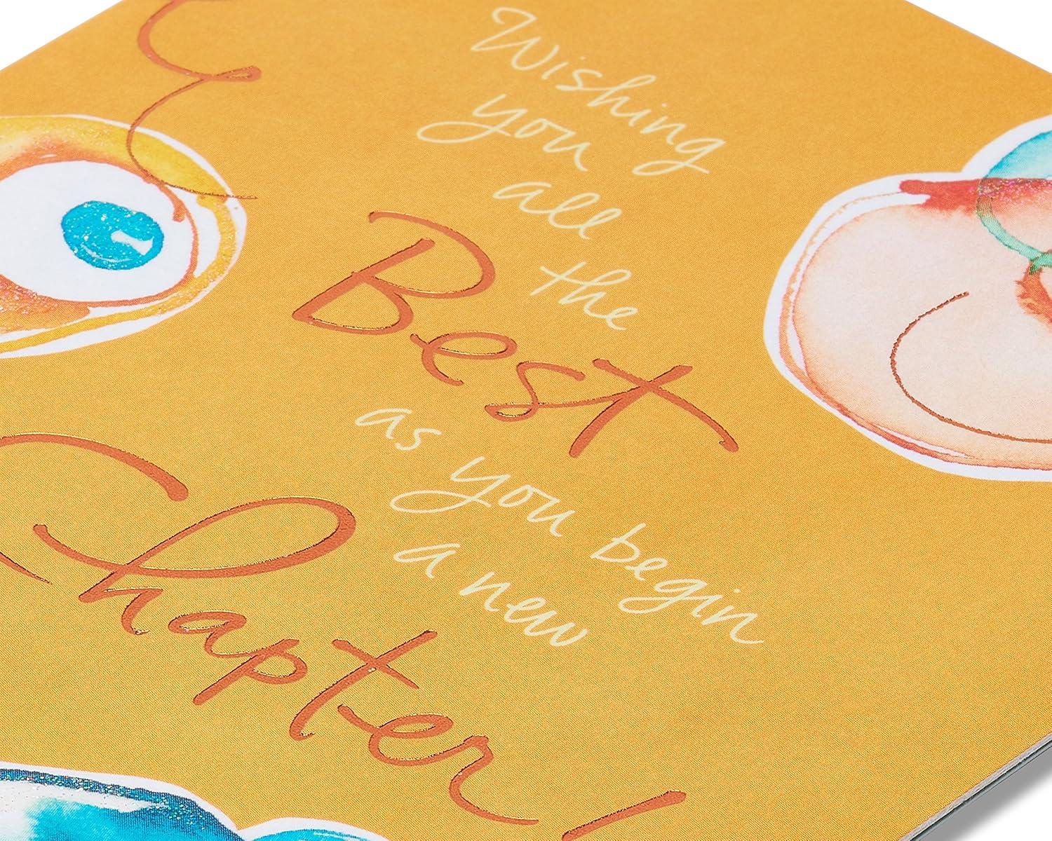 image:imageAmerican Greetings Going Away Goodbye Card Farewell and Good Luck Card for Coworker Friends or Family Miss YouNew Chapter