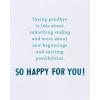 American Greetings Going Away Goodbye Card, Farewell and Good Luck Card for Coworker, Friends, or Family (Miss You)(Good Luck)