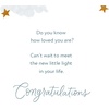 American Greetings New Baby Congratulations Card for Parents-to-Be, Baby Shower, Gender Reveal (Beehive Wishes)(Night Sky w Ltg)