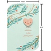 American Greetings New Baby Congratulations Card for Parents-to-Be, Baby Shower, Gender Reveal (Beehive Wishes)(Tree Branches w Heart)