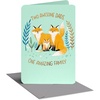 American Greetings Congratulations to Two Dads On New Baby (New Addition)(Dad Foxes Cute)