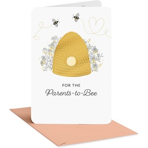 American Greetings New Baby Congratulations Card for Parents-to-Be, Baby Shower, Gender Reveal (Beehive Wishes)(Beehive)