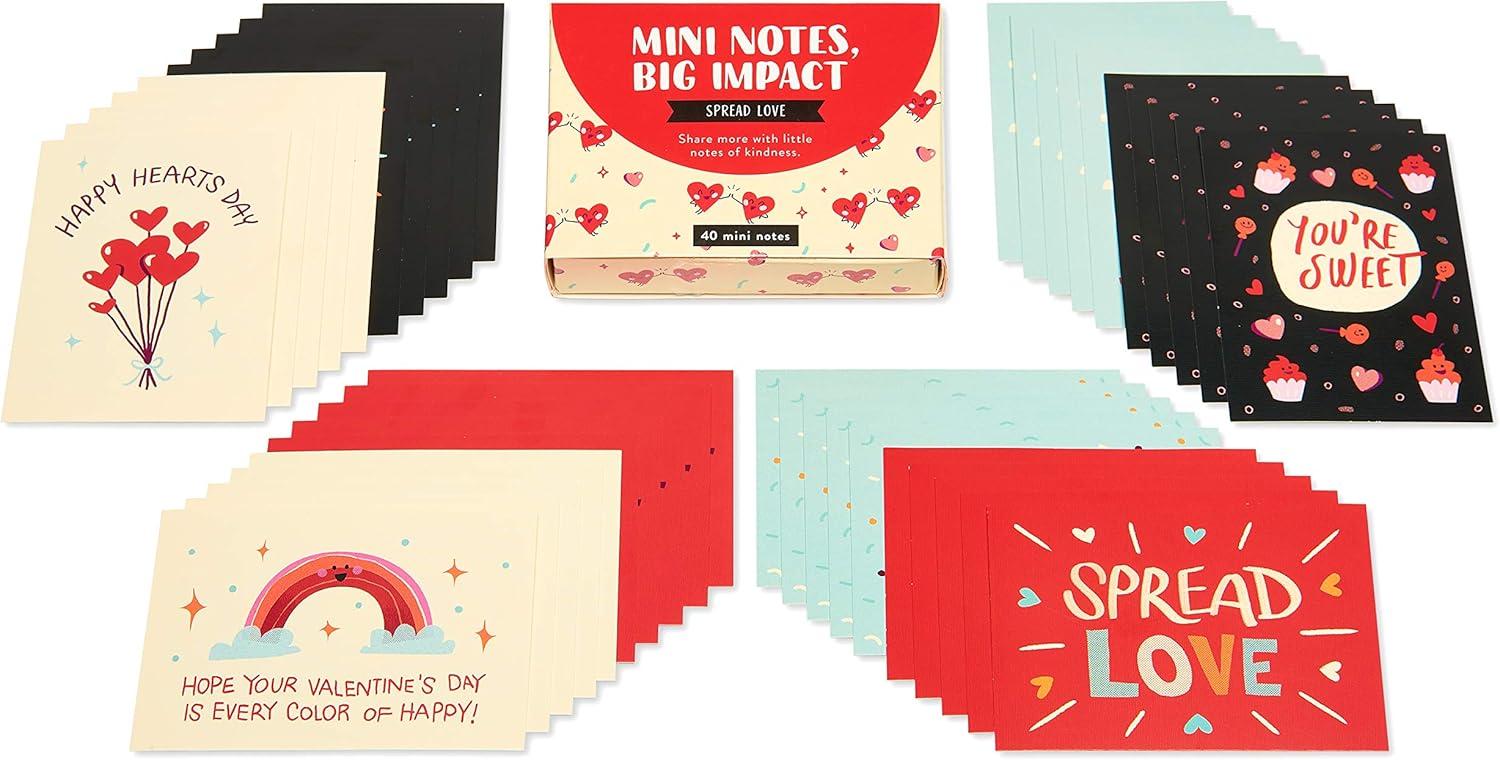 imageAmerican Greeting Lunch Box Mini Notes Pun Believable ValentinesSpread Love Valentines