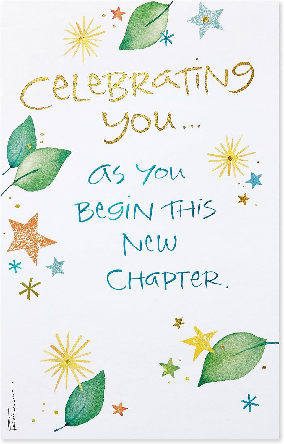 imageAmerican Greetings Carte de retraite Enjoy LifeFeuilles et toiles