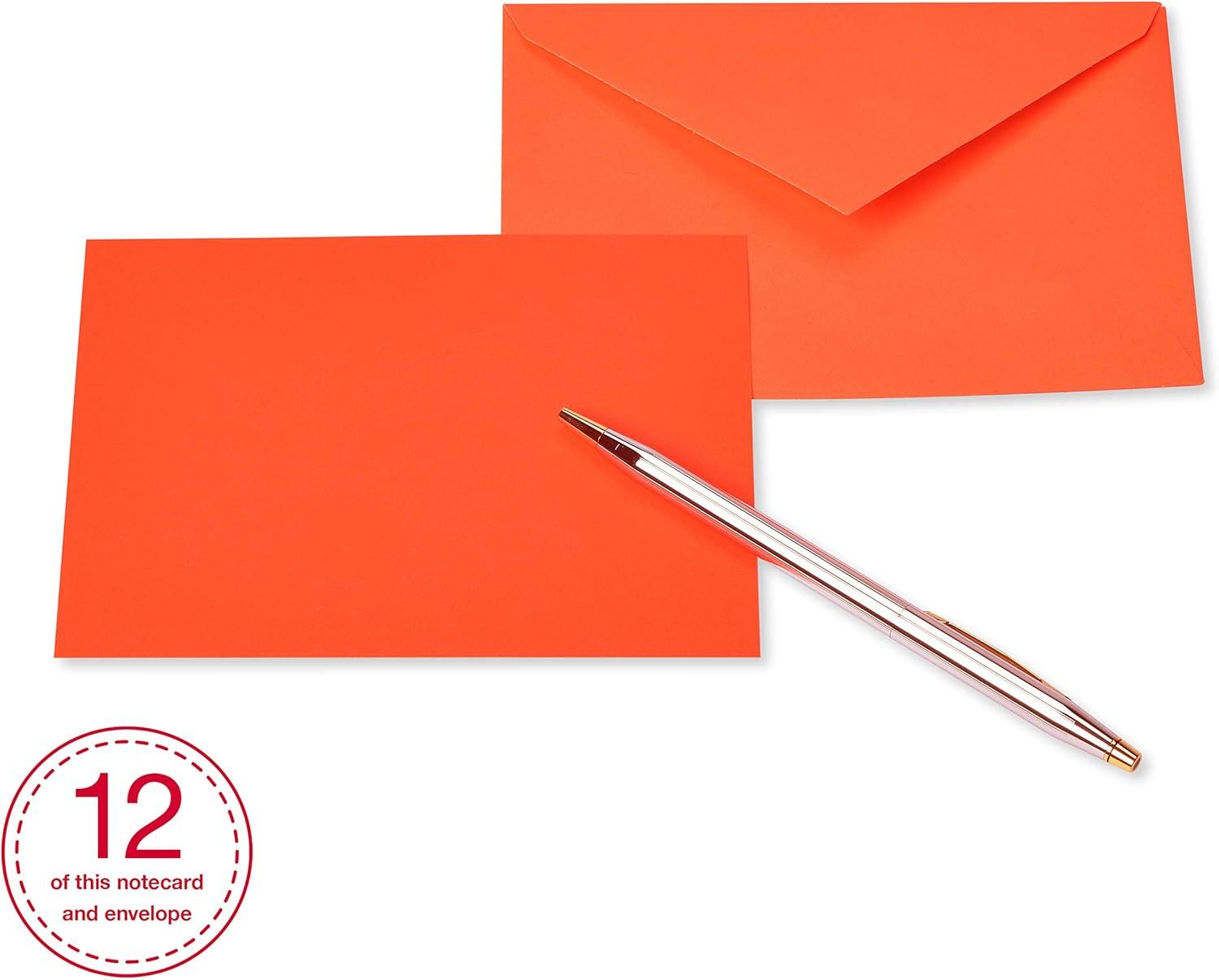 imageAmerican Greetings Lot de 100 cartes vierges panneau unique avec enveloppes couleurs terreCouleurs arcenciel fluo