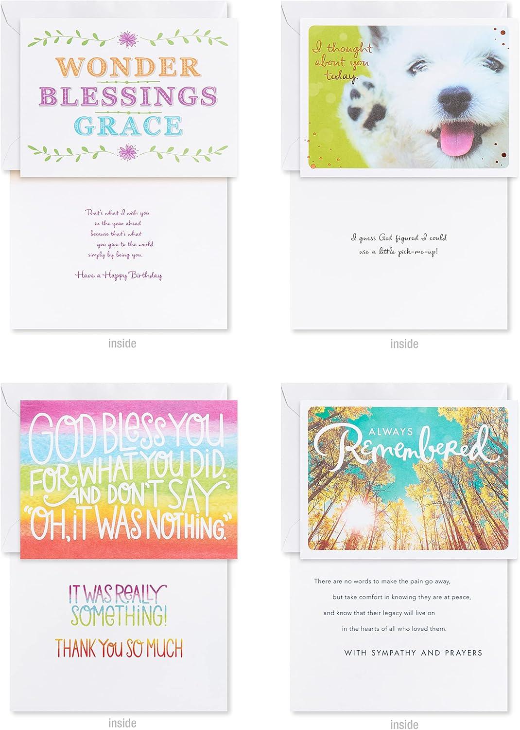 imageAmerican Greetings Lot de 48 cartes de remerciement et vierges avec enveloppes Mickey Mousebleu