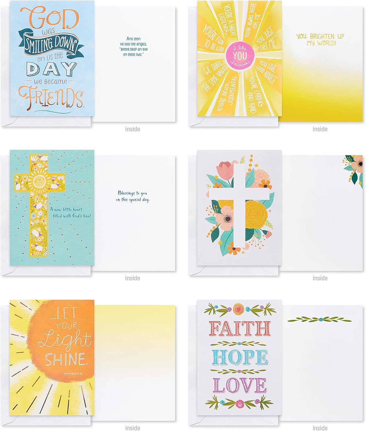imageAmerican Greetings Lot de 48 cartes de remerciement et vierges avec enveloppes Mickey Mousebleu