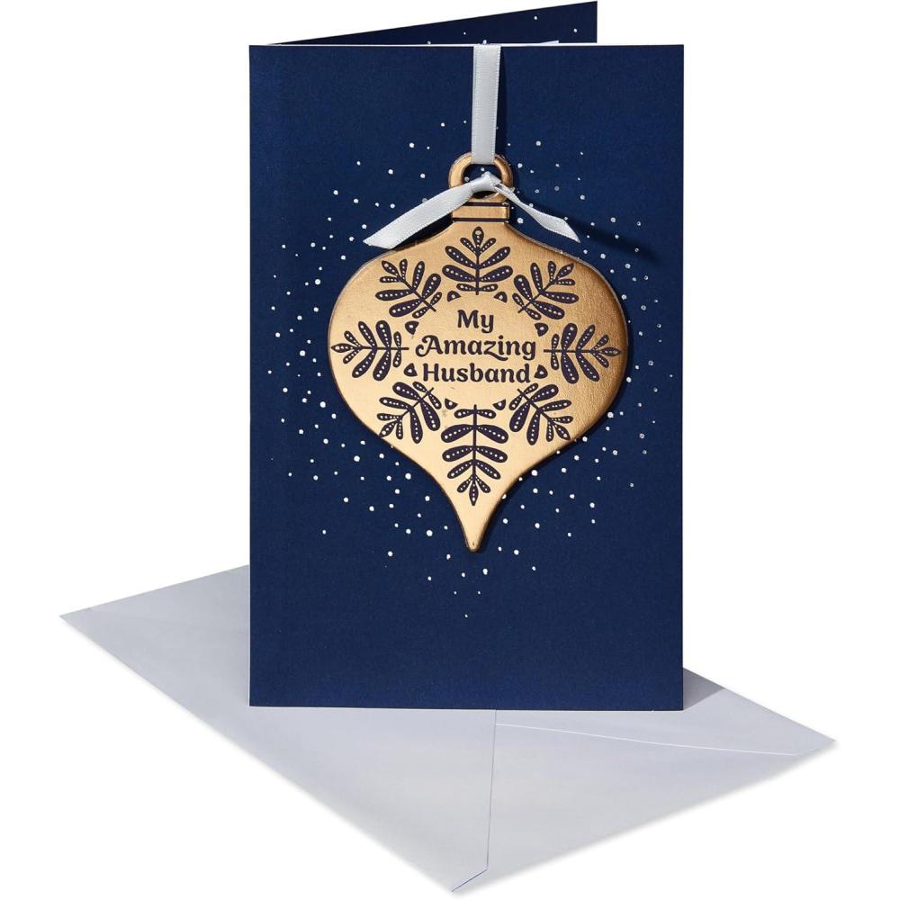 imageAmerican Greetings Carte de Nol pour mari avec ornement souvenir Everything We Share