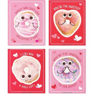 American Greeting Lunch Box Mini Notes Pun Believable Valentines(Donuts)