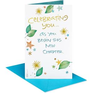 American Greetings Carte de retraite (Enjoy Life)(Feuilles et étoiles)