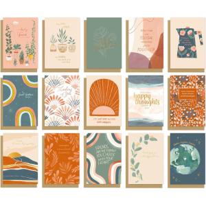 American Greetings Lot de 15 cartes Thinking of You avec enveloppes et sceaux pour l&rsquo;amitié et le soutien(Assortiment de cartes Thinking of You)
