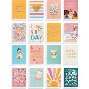 American Greetings Lot de 32 cartes de luxe pour toutes les occasions avec enveloppes, maman, amie
