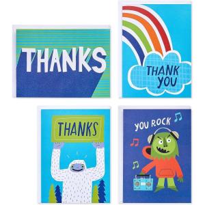 American Greetings Lot de 48 cartes de remerciement pour enfants(bleu vif)