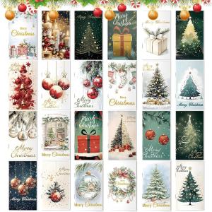 Sunshine smile Lot de 24 mini bloc-notes de Noël pour enfants, petit carnet, carnet, carnet, carnet, bloc-notes de Noël, pour anniversaire d&rsquo;enfant(B-24 pièces)