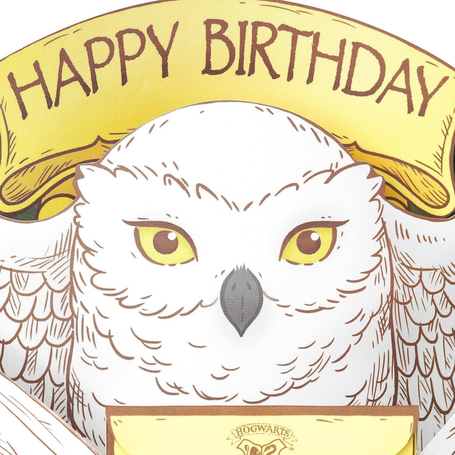 imageAmerican Greetings Carte danniversaire popup Harry Potter Quidditchwhite or cream