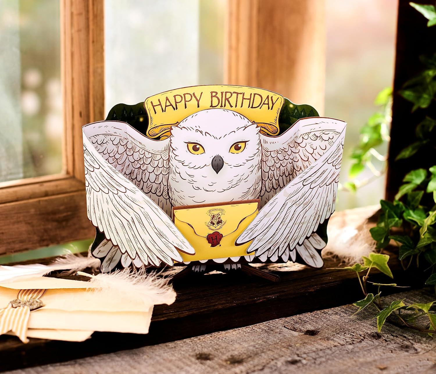 imageAmerican Greetings Carte danniversaire popup Harry Potter Quidditchwhite or cream