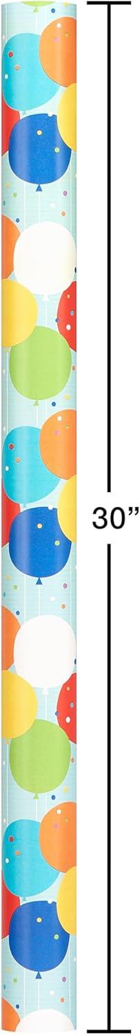 imageAmerican Greetings Harry Potter Lot de 3 rouleaux de papier cadeau Harry Potter avec quadrillage pour anniversaires remises de diplmes et toutes les occasions blasons de la maison de Poudlard robetoiles pois et ballons