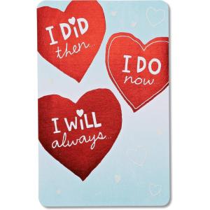 AMERICAN GREETINGS Carte d&rsquo;anniversaire avec paillettes(I Will Always)