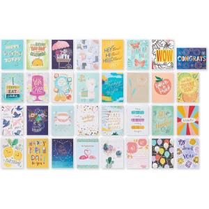 American Greetings Lot de 32 cartes de luxe pour toutes les occasions avec enveloppes et boîte assortie, anniversaire, mariage, remerciement et plus encore(Toutes les occasions)