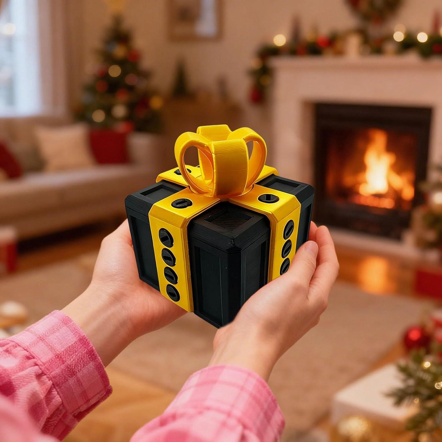 imageGenerisch Bote cadeau 3D amusante pour Nol et anniversaire Avec surprise au majeur Pour enfants et adultes Convient pour les bagues les bonbons les petites surprisesA05