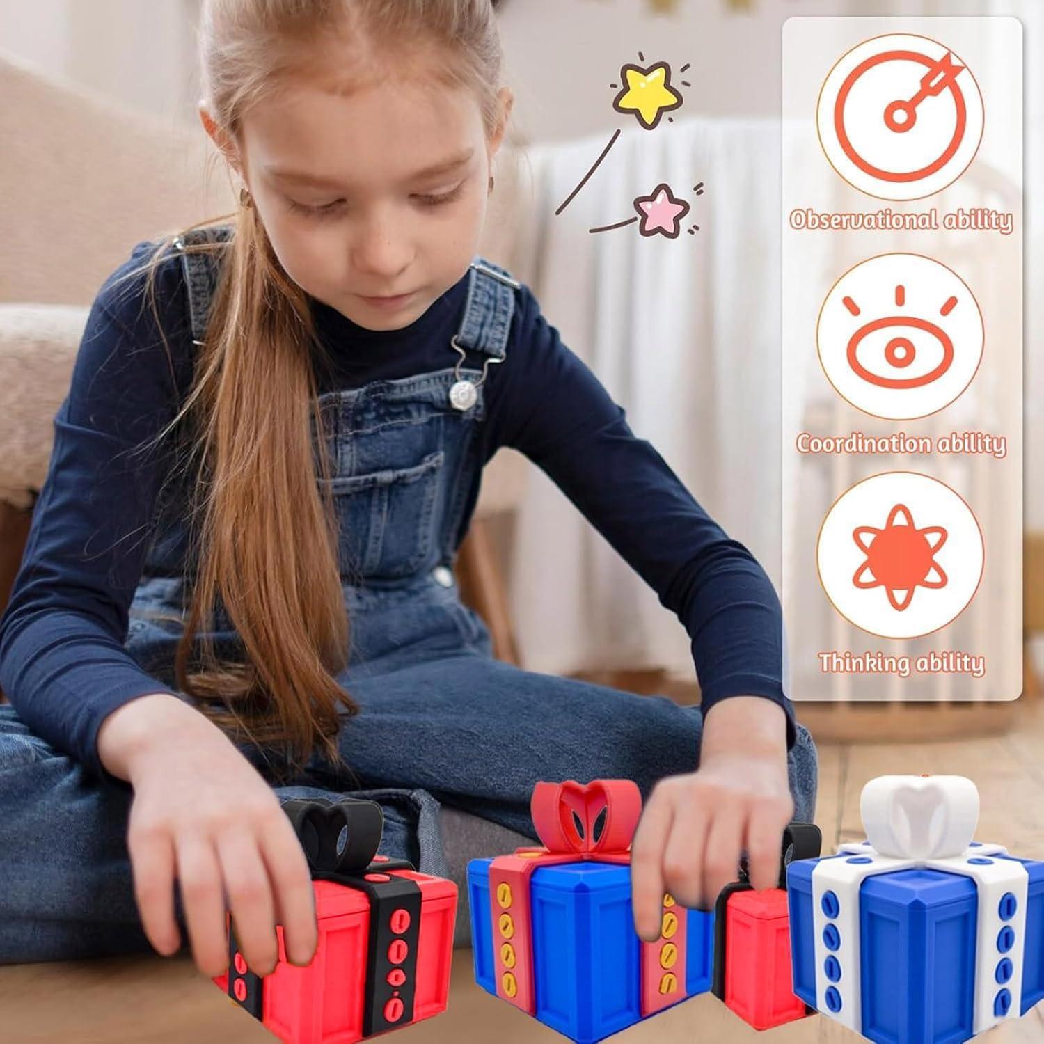 imageGenerisch Bote cadeau 3D amusante pour Nol et anniversaire Avec surprise au majeur Pour enfants et adultes Convient pour les bagues les bonbons les petites surprisesB03