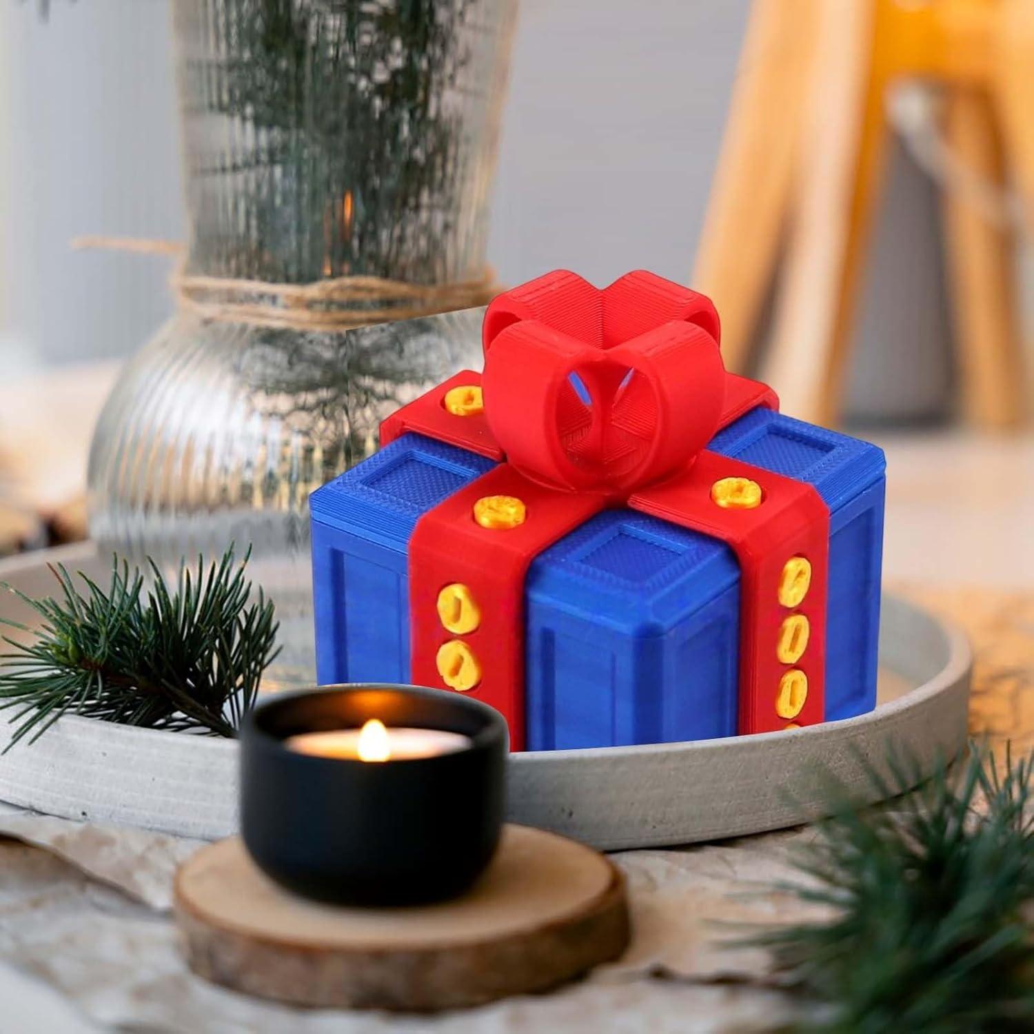 imageGenerisch Bote cadeau 3D amusante pour Nol et anniversaire Avec surprise au majeur Pour enfants et adultes Convient pour les bagues les bonbons les petites surprisesB05