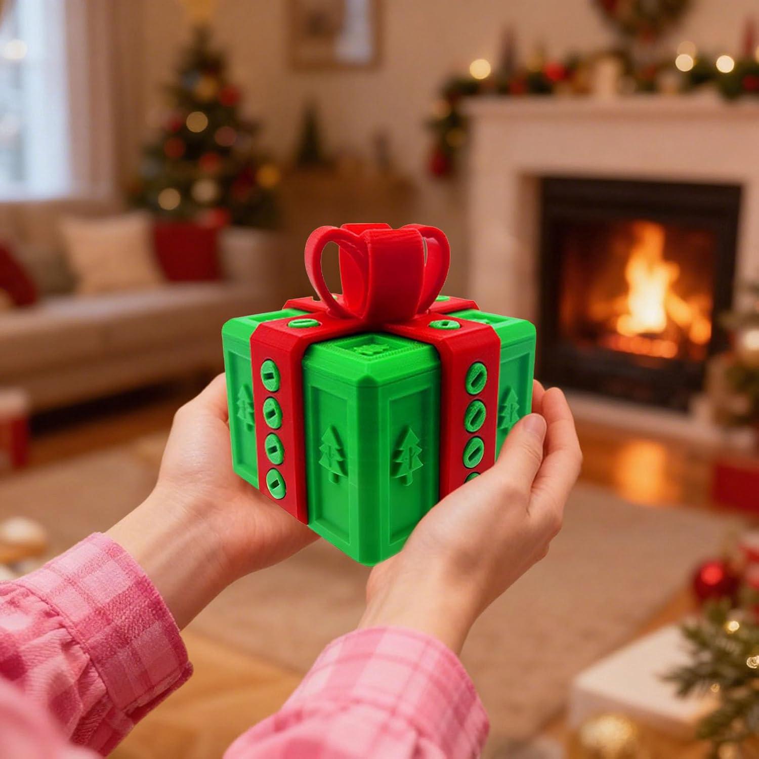 imageGenerisch Bote cadeau 3D amusante pour Nol et anniversaire Avec surprise au majeur Pour enfants et adultes Convient pour les bagues les bonbons les petites surprisesA03
