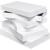 Boîtes cadeaux blanches avec couvercles