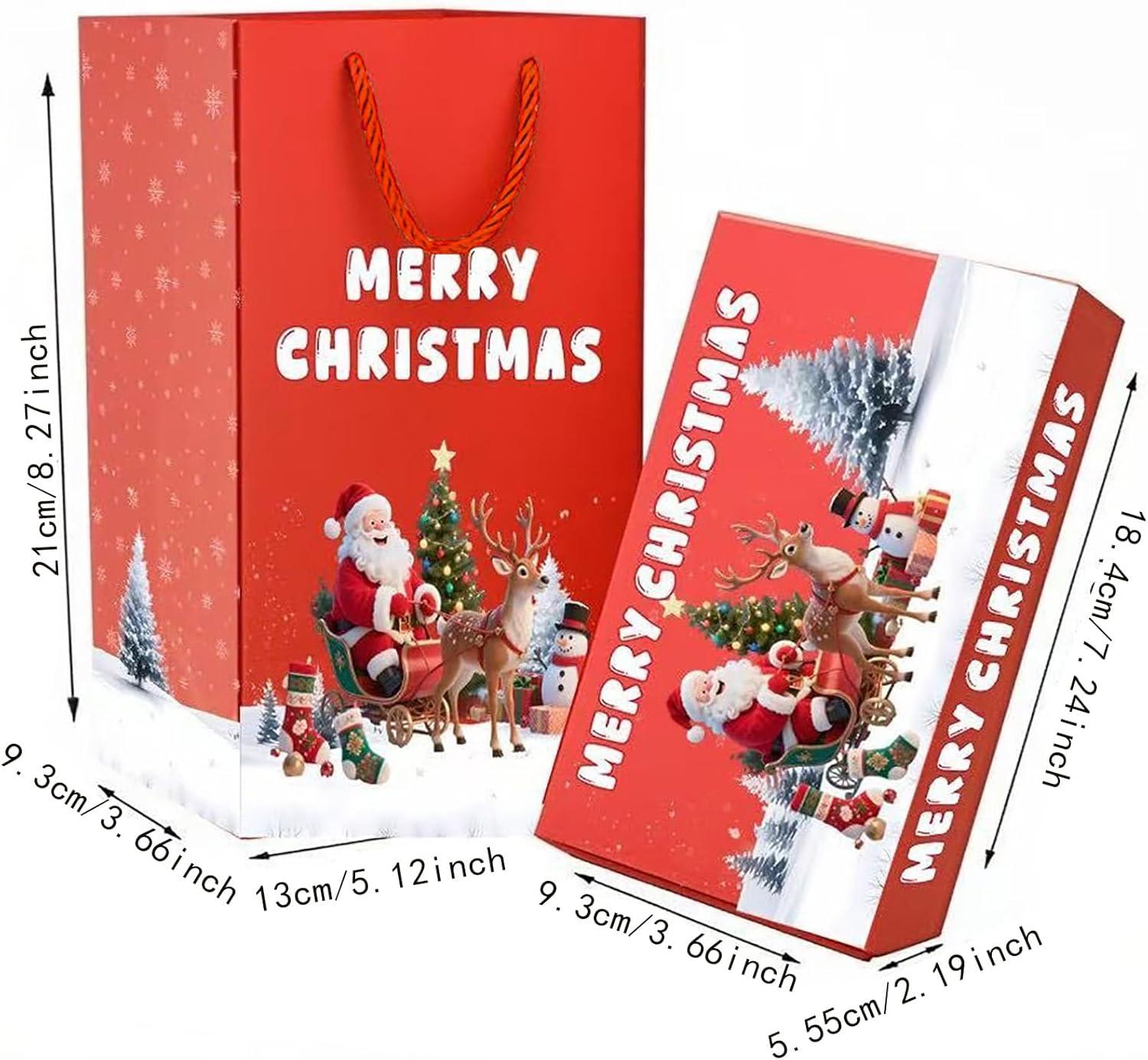 imageExplosion Bote Cadeau Surprise de Nol pour Argent Bote De Nol Rebondissant 10 Pices Boite Cadeau Enveloppe Pliage Rebond pour Lanniversaire Noel Anniversaire SaintValentinBa