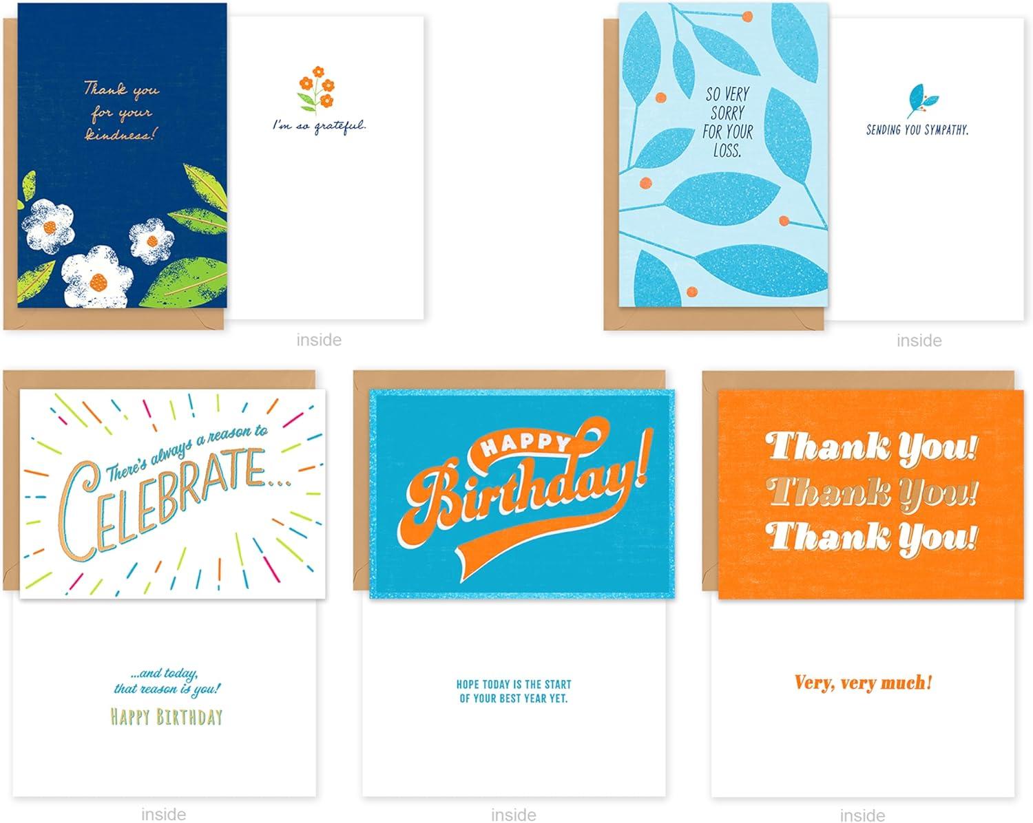 imageAmerican Greetings 20Count All Occasions Card Bundle with Envelopes Birthday Congrats Baby Anniversary Wedding Get Well Support Friendship Thank You and SympathyALL OCCASION 20 CARD BUNDLE