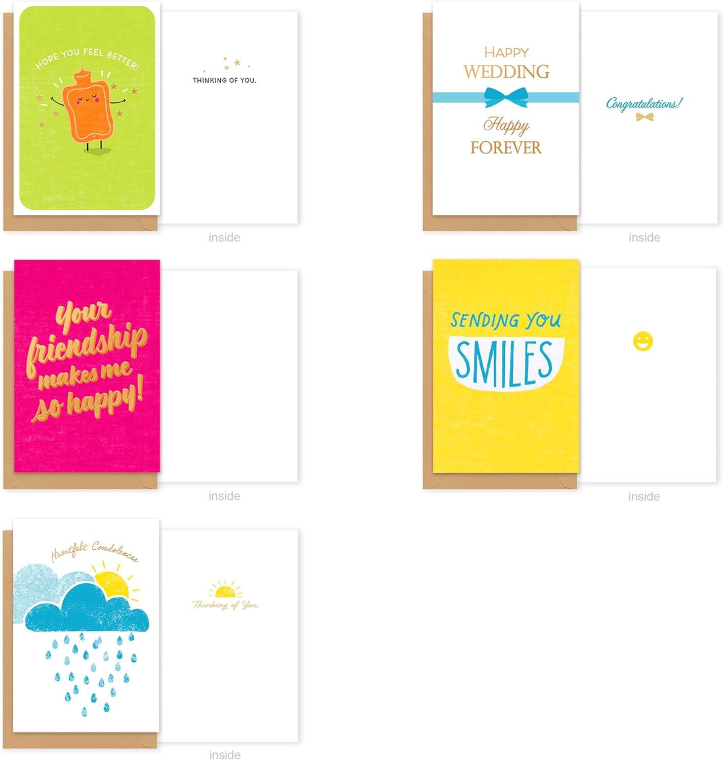 imageAmerican Greetings 20Count All Occasions Card Bundle with Envelopes Birthday Congrats Baby Anniversary Wedding Get Well Support Friendship Thank You and SympathyALL OCCASION 20 CARD BUNDLE