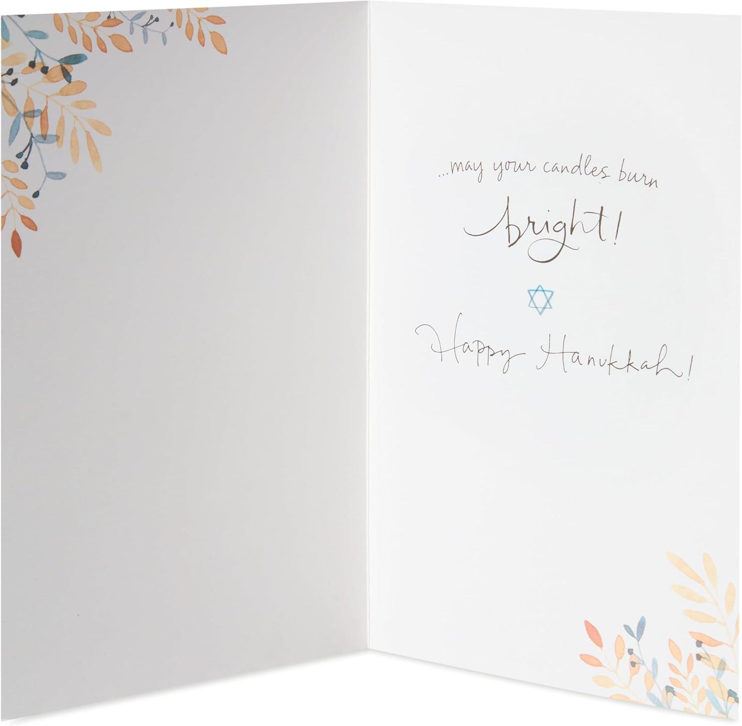 imageAmerican Greetings Cartes Hanoukka dans une bote avec enveloppes Menorah conues par Kathy Davis 12 pices