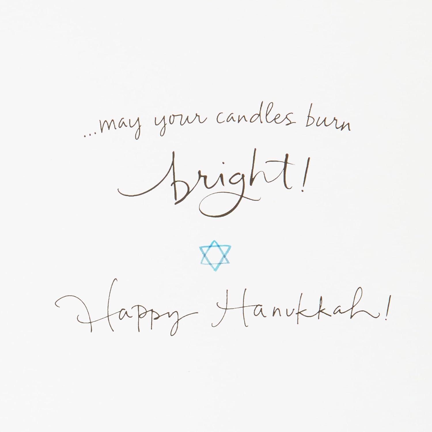 imageAmerican Greetings Cartes Hanoukka dans une bote avec enveloppes Menorah conues par Kathy Davis 12 pices