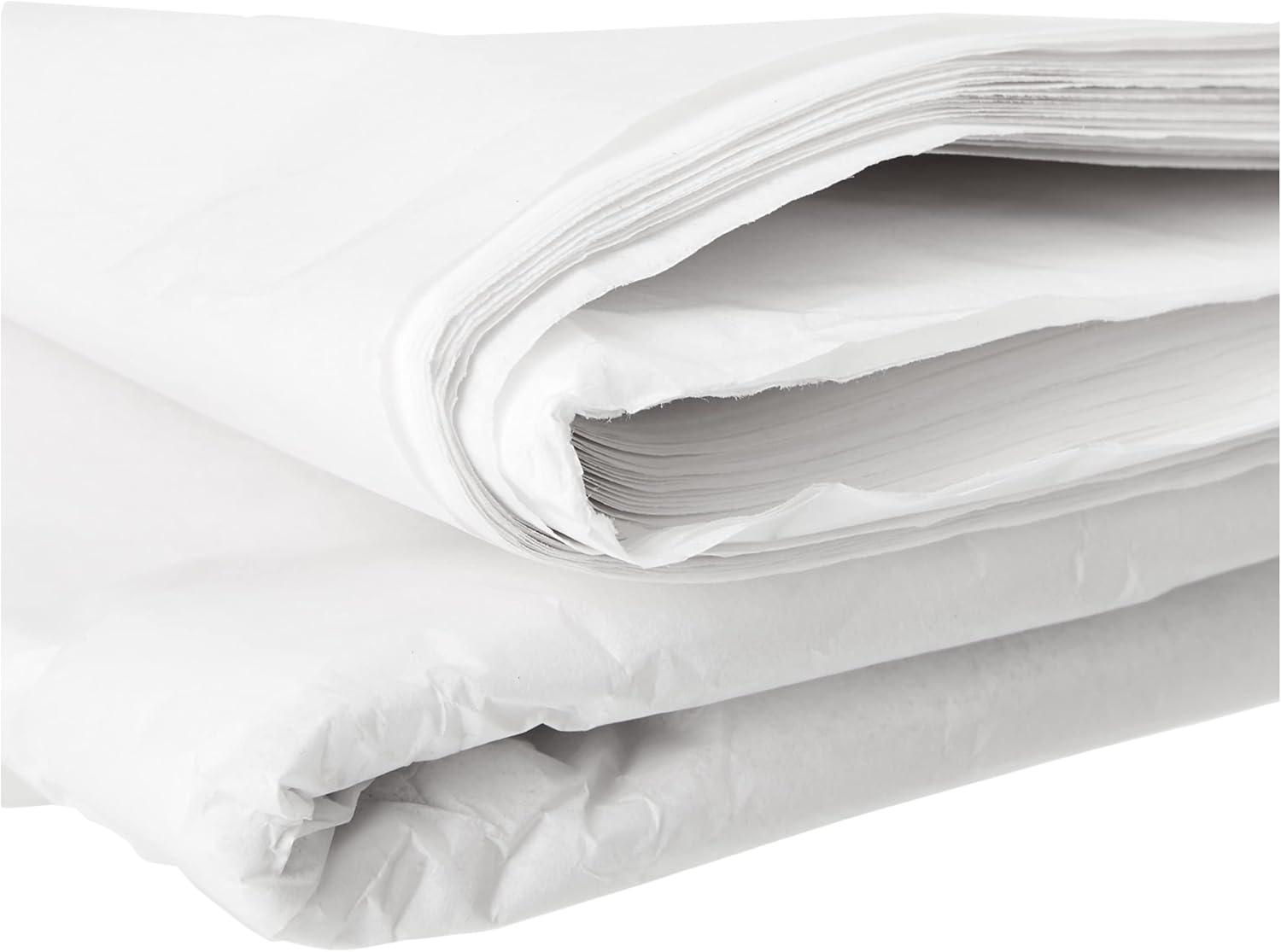 imageCreavvee Dcoupage papier de soie 30 feuilles format 50x70cm Blanc