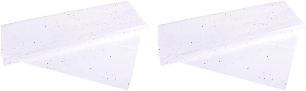 imageRayher 67273616 Papier de soie Mtallique orPaillettes Blanc
