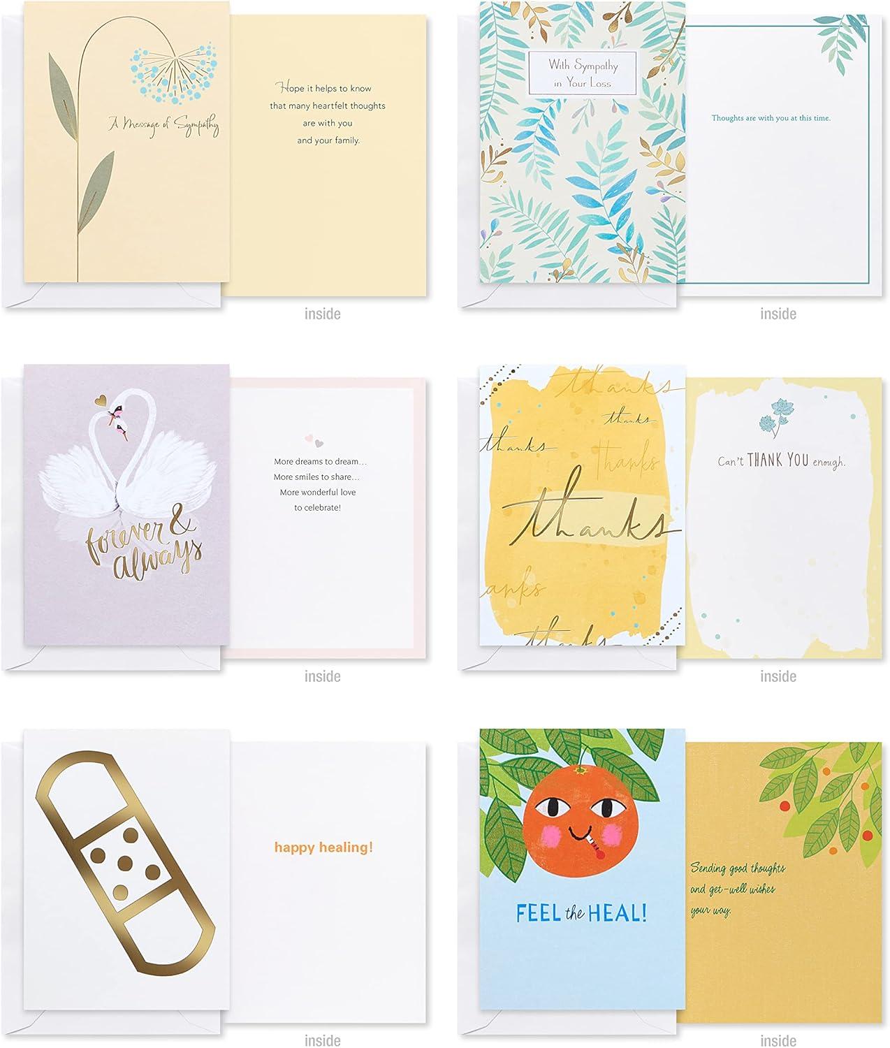 imageUK Greetings Lot de 40 cartes de vux toutes occasions pour luielleami Motifs joyeux avec bote souvenirAssortiment de cartes pour toutes les occasions
