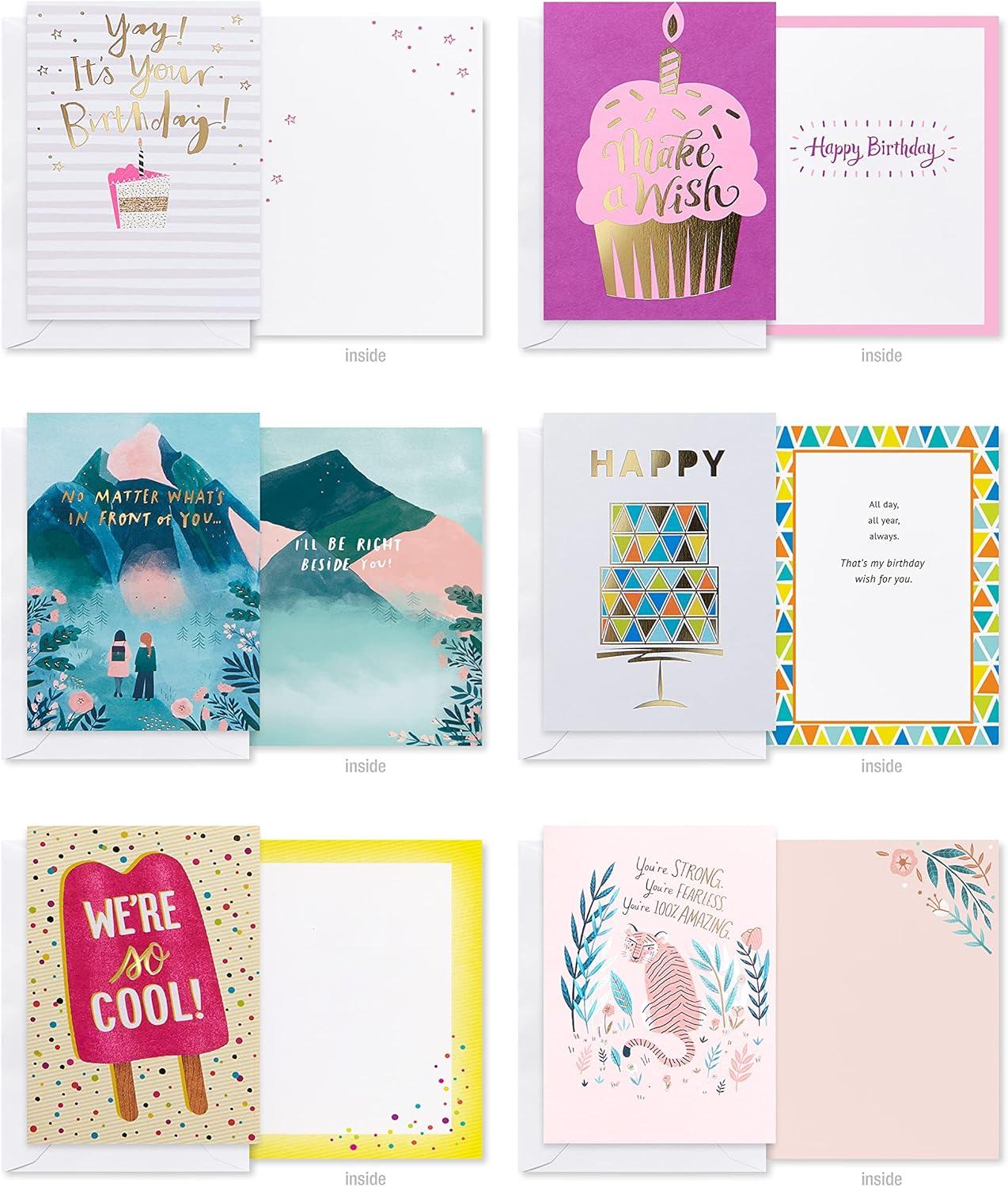 imageUK Greetings Lot de 40 cartes de vux toutes occasions pour luielleami Motifs joyeux avec bote souvenirAssortiment de cartes pour toutes les occasions