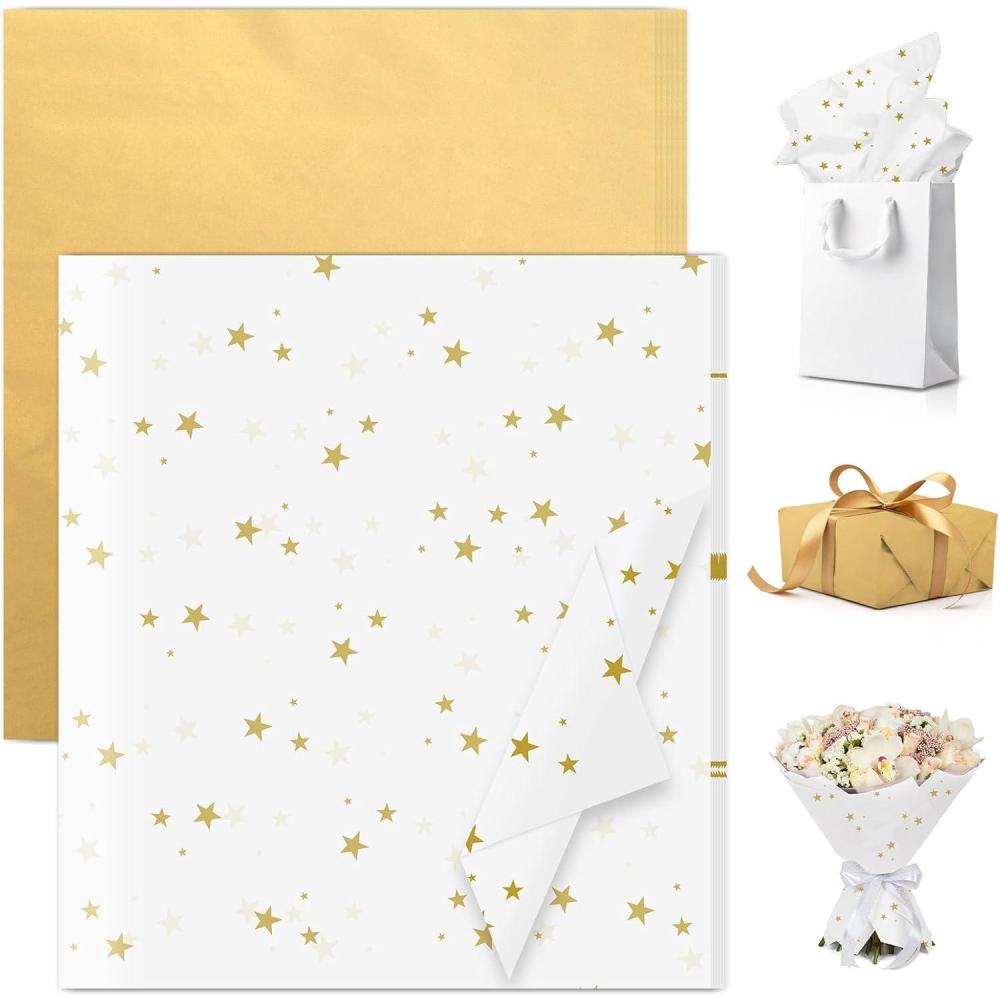 imageLot de 20 feuilles de soie 50x70 cm pour sacs cadeaux pompons bricolage et dcoration Nol