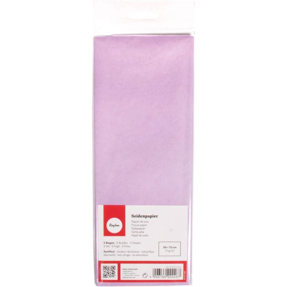 imageRayher 67273616 Papier de soie Mtallique orLavender