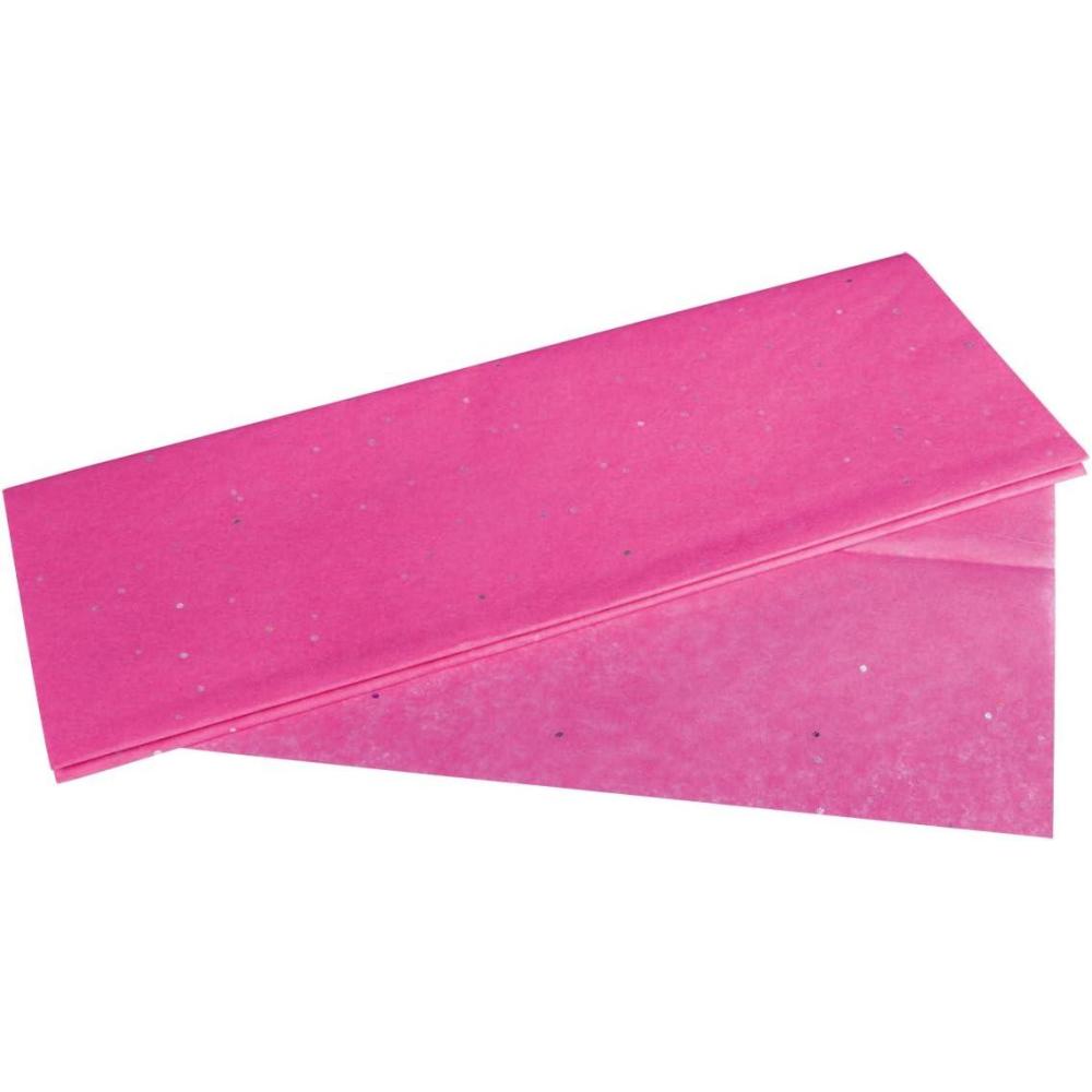 imageRayher 67273616 Papier de soie Mtallique orPaillettes Rose