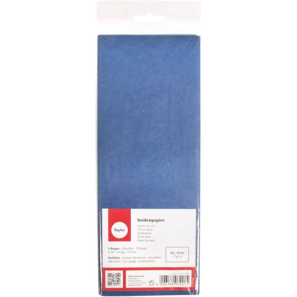 imageRayher 67273616 Papier de soie Mtallique orUltramarine