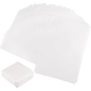 60 Feuilles de Soie 70x50cm, Papier D’emballage Grand et Coloré Pour DIY et Loisirs Créatifs (20 Couleurs)(60 Feuilles Blanc 21x30cm)