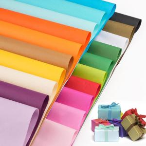 60 Feuilles de Soie 70x50cm, Papier D’emballage Grand et Coloré Pour DIY et Loisirs Créatifs (20 Couleurs)(60 Feuilles Multicolore (20 couleurs) 70x50cm)