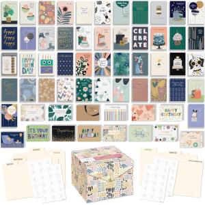 American Greetings All Occasion Deluxe Card Assortment with Envelopes and Storage Box(60-Count)(Lot de 60 serviettes de luxe pour toutes les occasions)