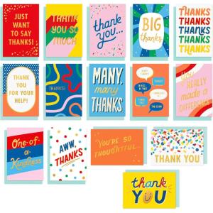 American Greetings Assortiment de cartes de remerciement dans une boîte de luxe (15 pièces)