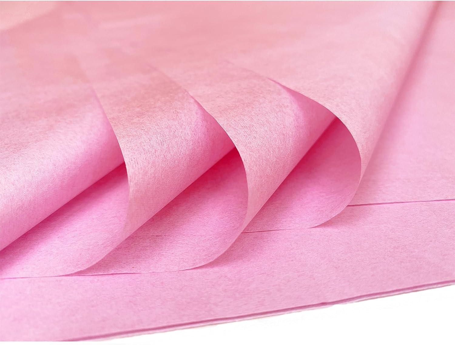 imageDcoupage papier de soie 30 feuilles format 50x70cm Rose Clairrose