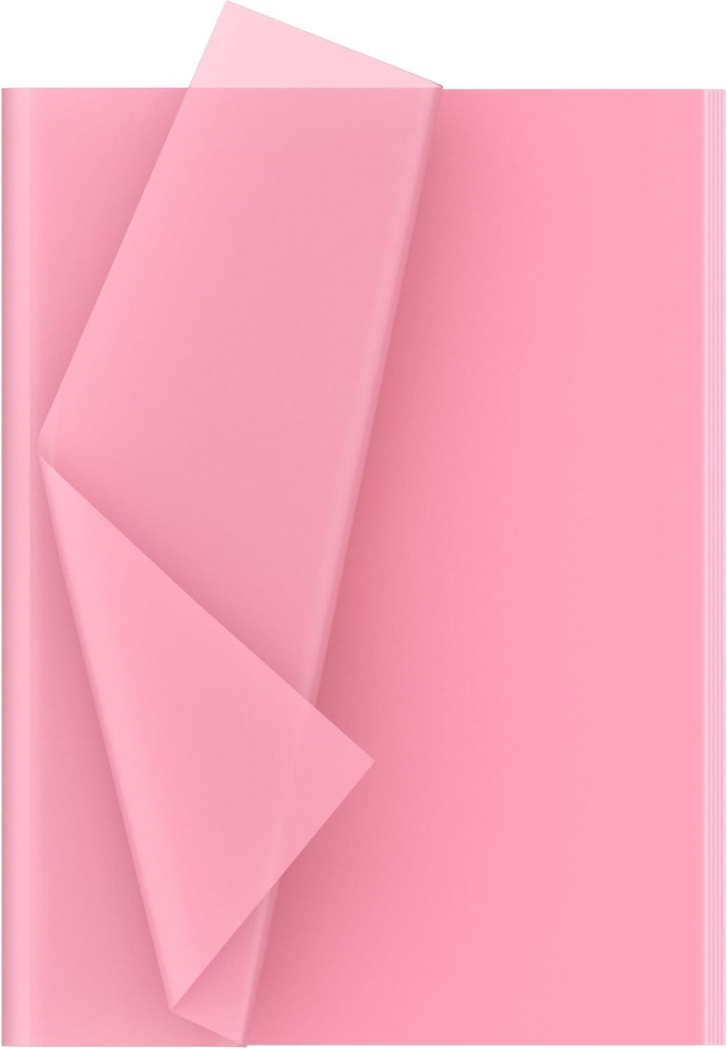 imageDcoupage papier de soie 30 feuilles format 50x70cm Rose Clairrose