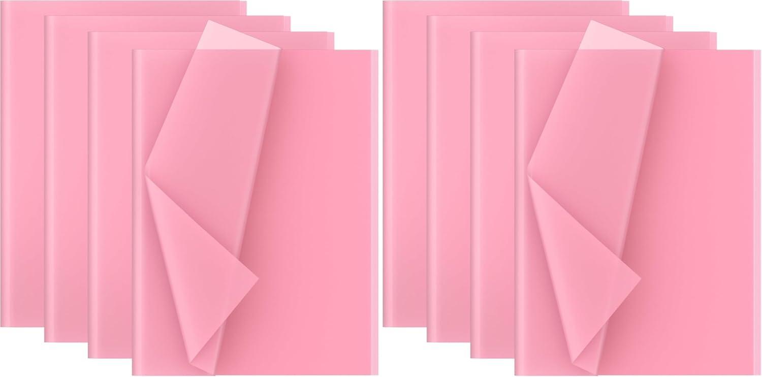 imageDcoupage papier de soie 30 feuilles format 50x70cm Rose Clairrose