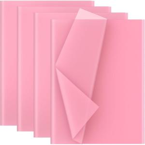 Découpage papier de soie 30 feuilles format 50x70cm Rose Clair(rose)