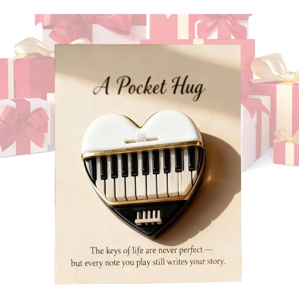 imageGnrique Cartes Clin Musical  Souvenir Inspirant Fait Main  Cartes Souvenir Motivantes  Pour Adultes Collectionneurs Anniversaire Nol Guitariste Violoniste PianistePiano